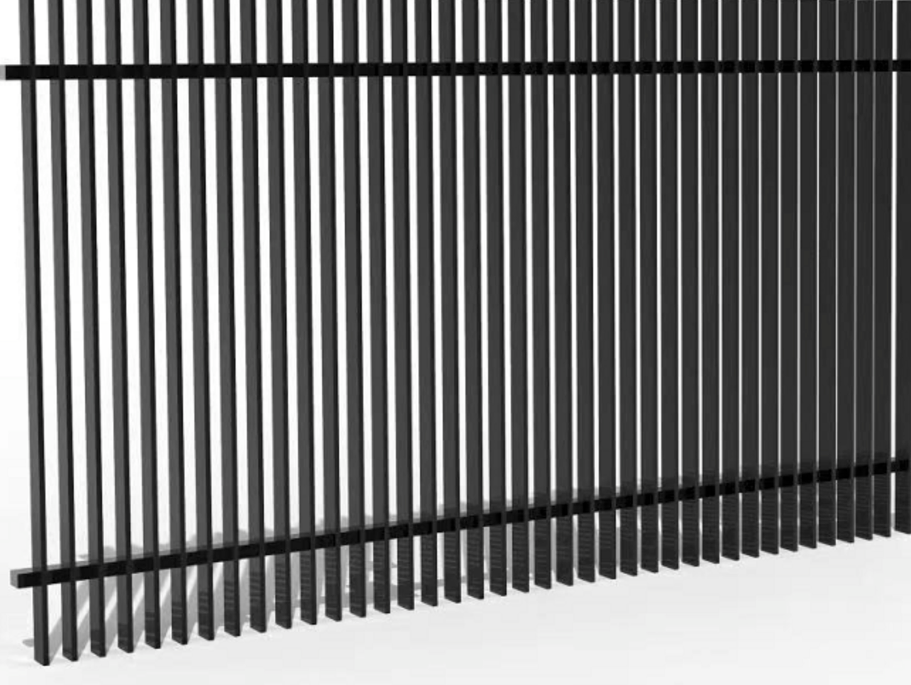 VERTICAL BLADE FENCE PANEL- 1200x2000mm