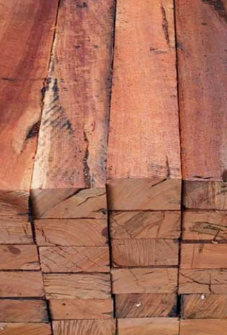NSW BLUE GUM TIMBER POST -125x75 MM