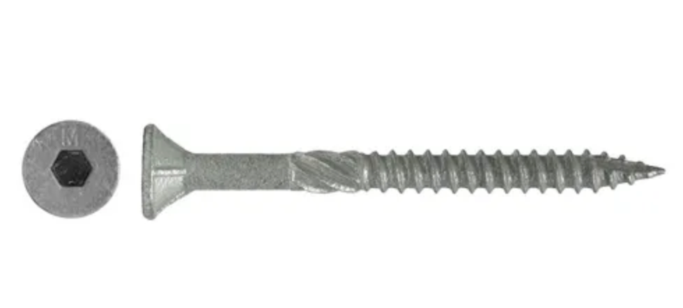 MACSIM BATTEN SCREW 14Gx125MM- (BOX OF 500)
