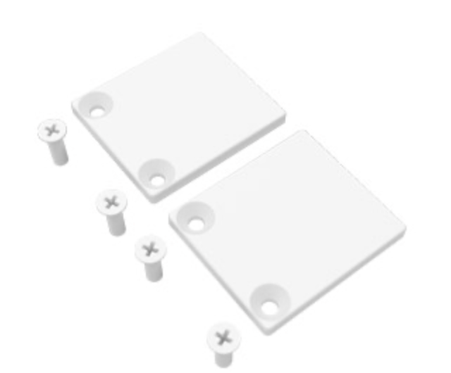 Aluminium End Plate 32x28x3mm (Pack Of 2)