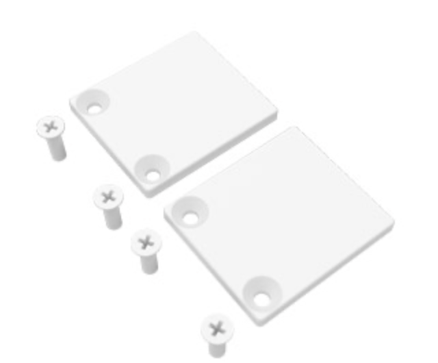 ALUMINIUM END PLATE 32x28x3MM (PACK OF 2)