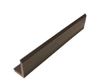 CAPPED L CORNER- WALNUT