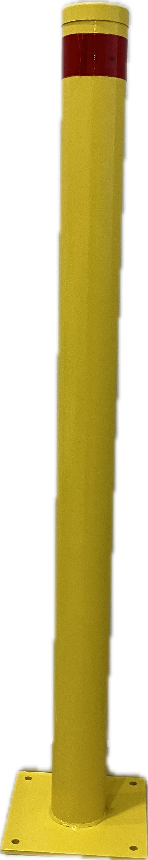 SQUARE BASE BOLLARD- 90x900MM - 4MM WALL THICKNESS