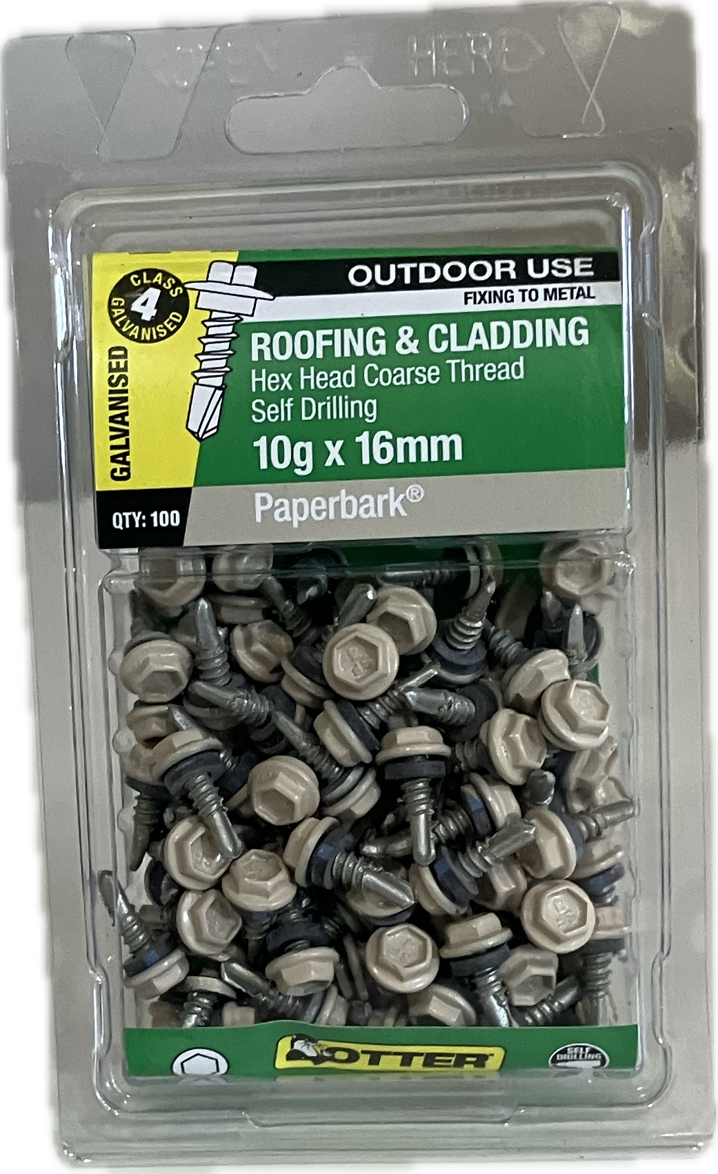 SELF DRILLING SCREWS- 10Gx16MM  (BLISTER PACK OF 100)