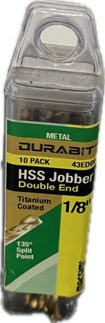 MACSIM DURABIT HSS JOBBER- DOUBLE END [BLISTER PACK OF 10]