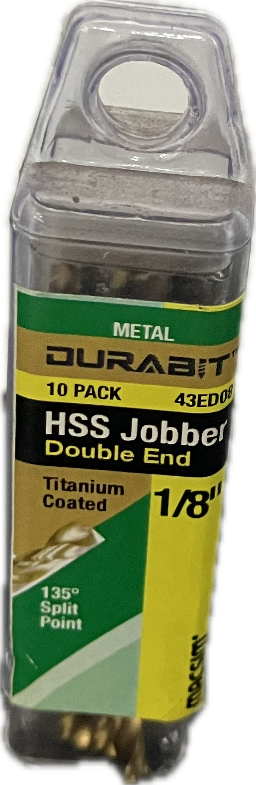 MACSIM DURABIT HSS JOBBER- DOUBLE END [BLISTER PACK OF 10]