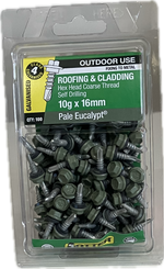 SELF DRILLING SCREWS- 10Gx16MM  (BLISTER PACK OF 100)