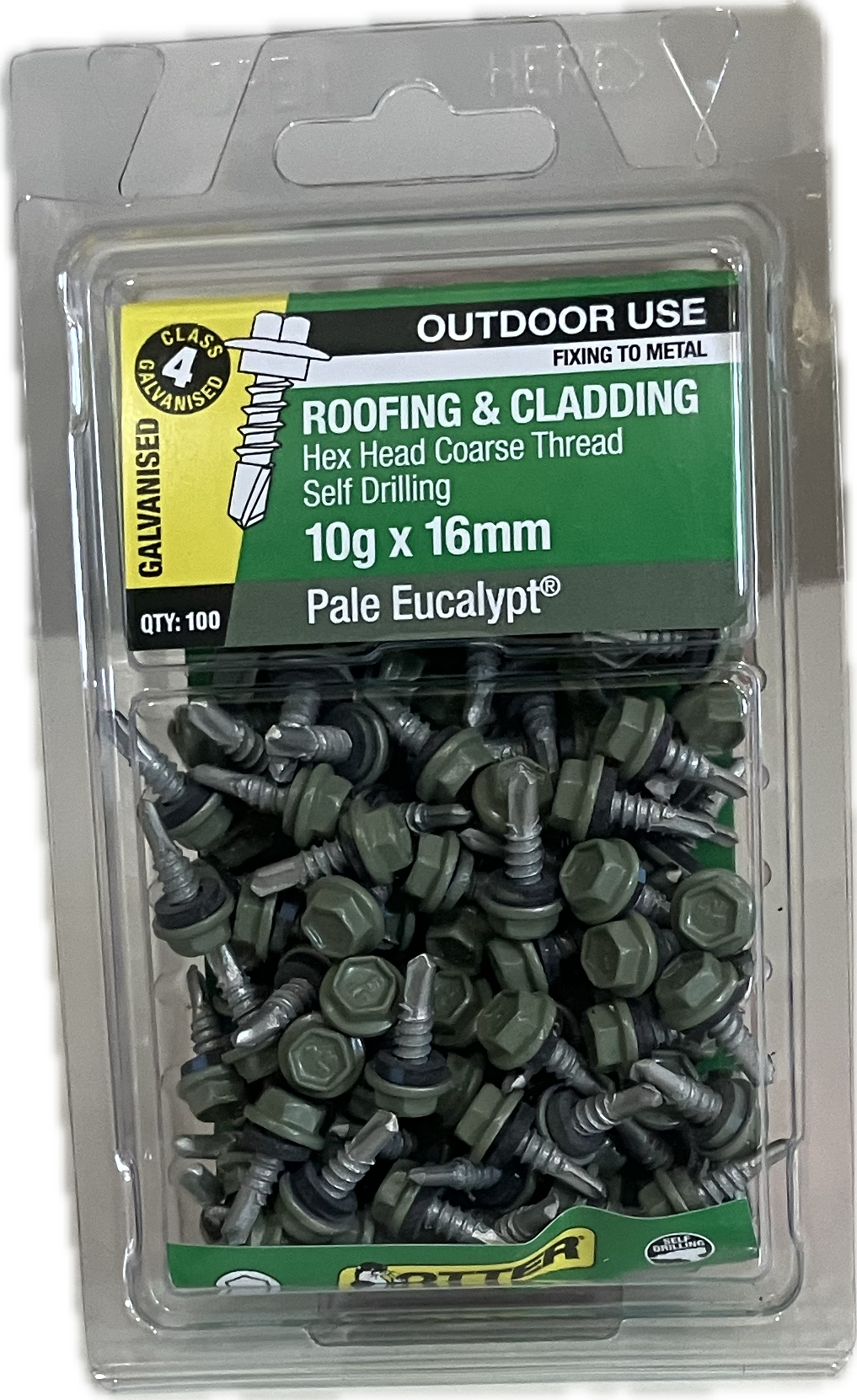 SELF DRILLING SCREWS- 10Gx16MM  (BLISTER PACK OF 100)