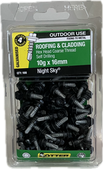 SELF DRILLING SCREWS- 10Gx16MM  (BLISTER PACK OF 100)