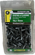 SELF DRILLING SCREWS- 10Gx16MM  (BLISTER PACK OF 100)