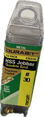 MACSIM DURABIT HSS JOBBER- DOUBLE END [BLISTER PACK OF 10]