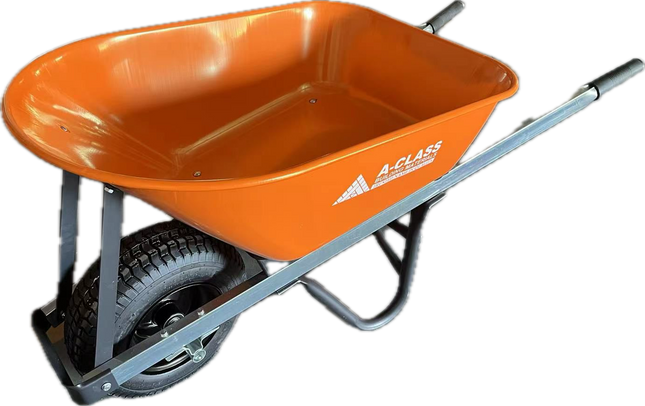 A Class Wheel Barrow Orange 100L