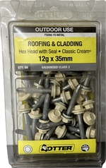 ROOFING & CLADDING SCREWS- 12Gx35MM (BLISTER PACK OF 50)