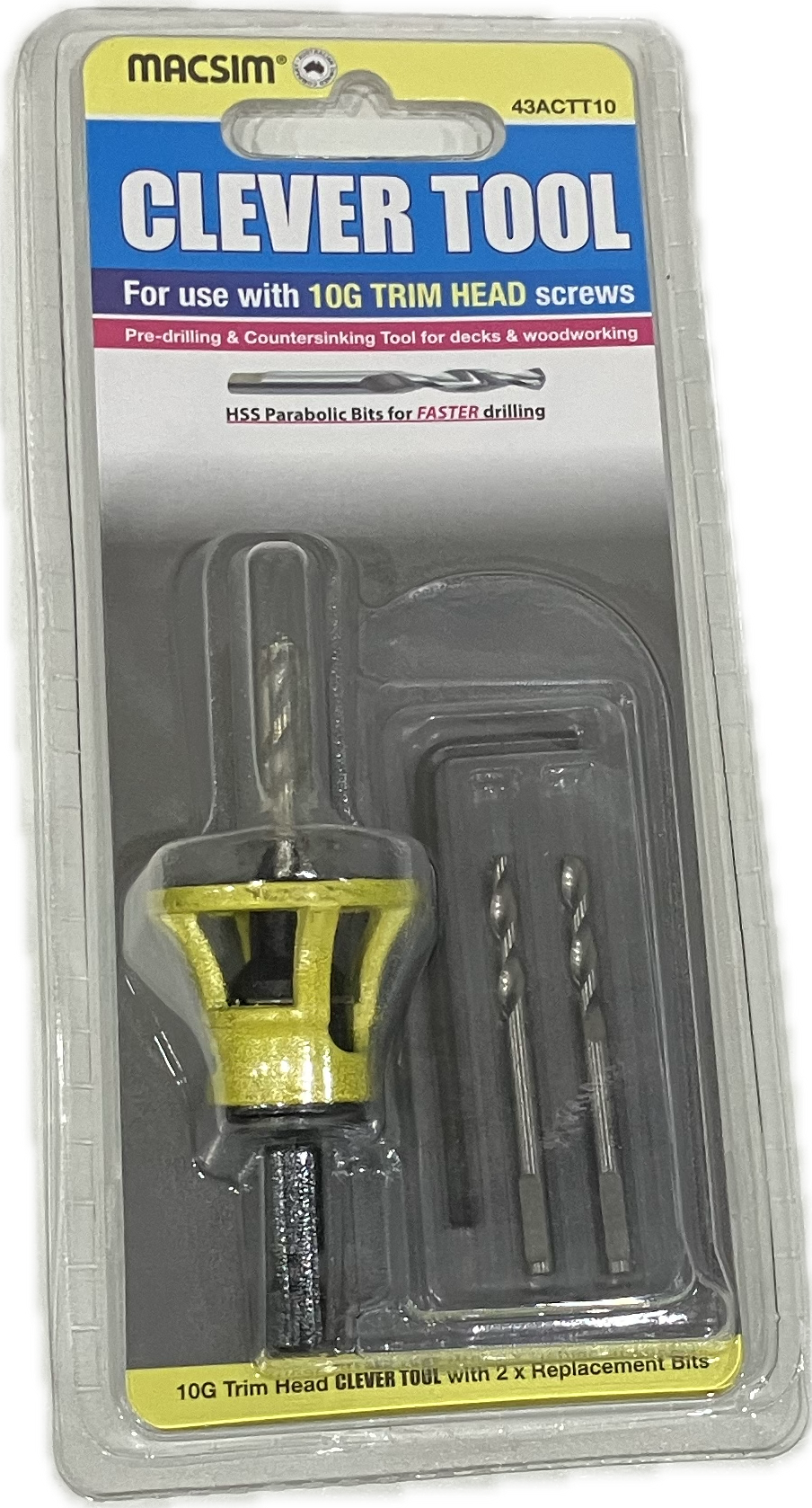 MACSIM CLEVER TOOL TRIM HEAD 10G- [BLISTER PACK]