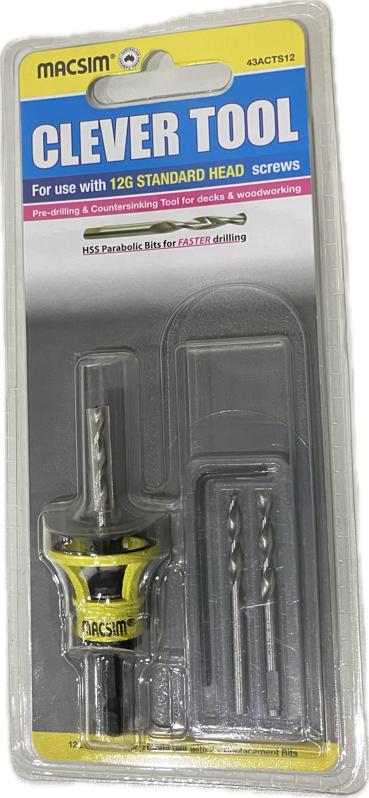 MACSIM CLEVER TOOL STANDARD HEAD 12G- [BLISTER PACK]
