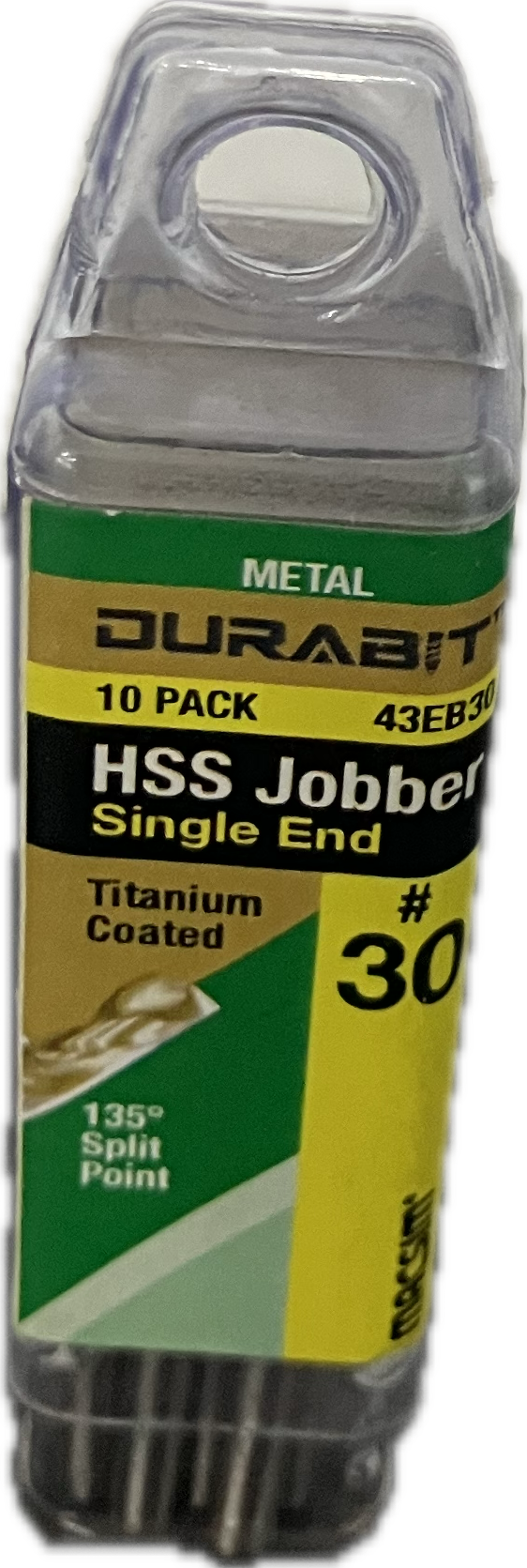 MACSIM DURABIT HSS JOBBER- SINGLE END [BLISTER PACK OF 10]