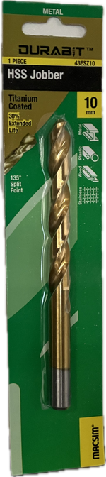 MACSIM DURABIT HSS JOBBER DRILL BIT [HANG PACK OF 1]