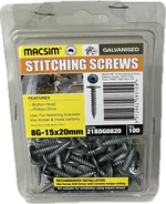 STITCHING SCREWS- 8G (BLISTER PACK OF 100)