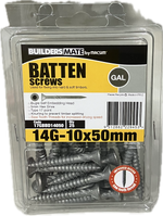 MACSIM BUILDERS MATE BATTEN T17 C3 BUGLE SELF EMBEDDING HEAD HEX DRIVE 14G SCREW (BLISTER PACK OF 25)