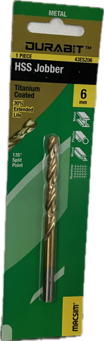 MACSIM DURABIT HSS JOBBER DRILL BIT [HANG PACK OF 1]