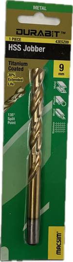 MACSIM DURABIT HSS JOBBER DRILL BIT [HANG PACK OF 1]