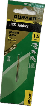 MACSIM DURABIT HSS JOBBER DRILL BIT [HANG PACK OF 1]