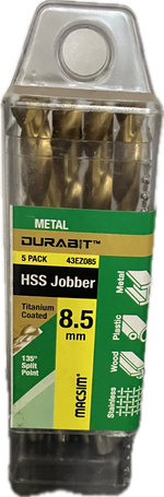 MACSIM DURABIT HSS JOBBER DRILL BIT (BLISTER PACK OF 10)