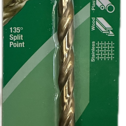 MACSIM DURABIT HSS JOBBER TITANIUM COATED DRILL BIT (HANG PACK OF 1)