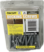 GALVANISED SELF EMBEDDING SCREW- 10G (BLISTER PACK OF 50)