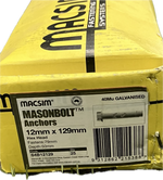 MACSIM GALVANISED MASONBOLT- 12MM