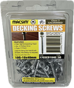 GALVANISED SELF EMBEDDING SCREW- 10G (BLISTER PACK OF 50)