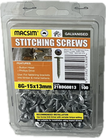 STITCHING SCREWS- 8G (BLISTER PACK OF 100)