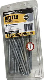 MACSIM BUILDERS MATE BATTEN T17 C3 BUGLE SELF EMBEDDING HEAD HEX DRIVE 14G SCREW (BLISTER PACK OF 25)
