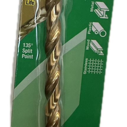 MACSIM DURABIT HSS JOBBER TITANIUM COATED DRILL BIT (HANG PACK OF 1)