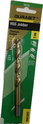 MACSIM DURABIT HSS JOBBER DRILL BIT [HANG PACK OF 1]
