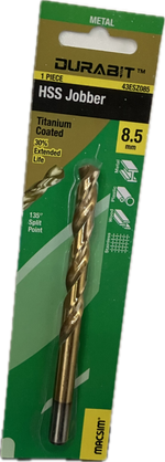 MACSIM DURABIT HSS JOBBER DRILL BIT [HANG PACK OF 1]