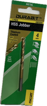 MACSIM DURABIT HSS JOBBER DRILL BIT [HANG PACK OF 1]