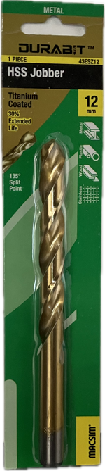 MACSIM DURABIT HSS JOBBER DRILL BIT [HANG PACK OF 1]