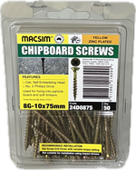 CHIPBOARD SCREWS- 8G (BLISTER PACK OF 100 AND 50)