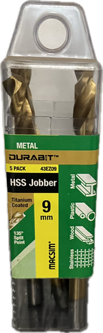 MACSIM DURABIT HSS JOBBER DRILL BIT (BLISTER PACK OF 10)