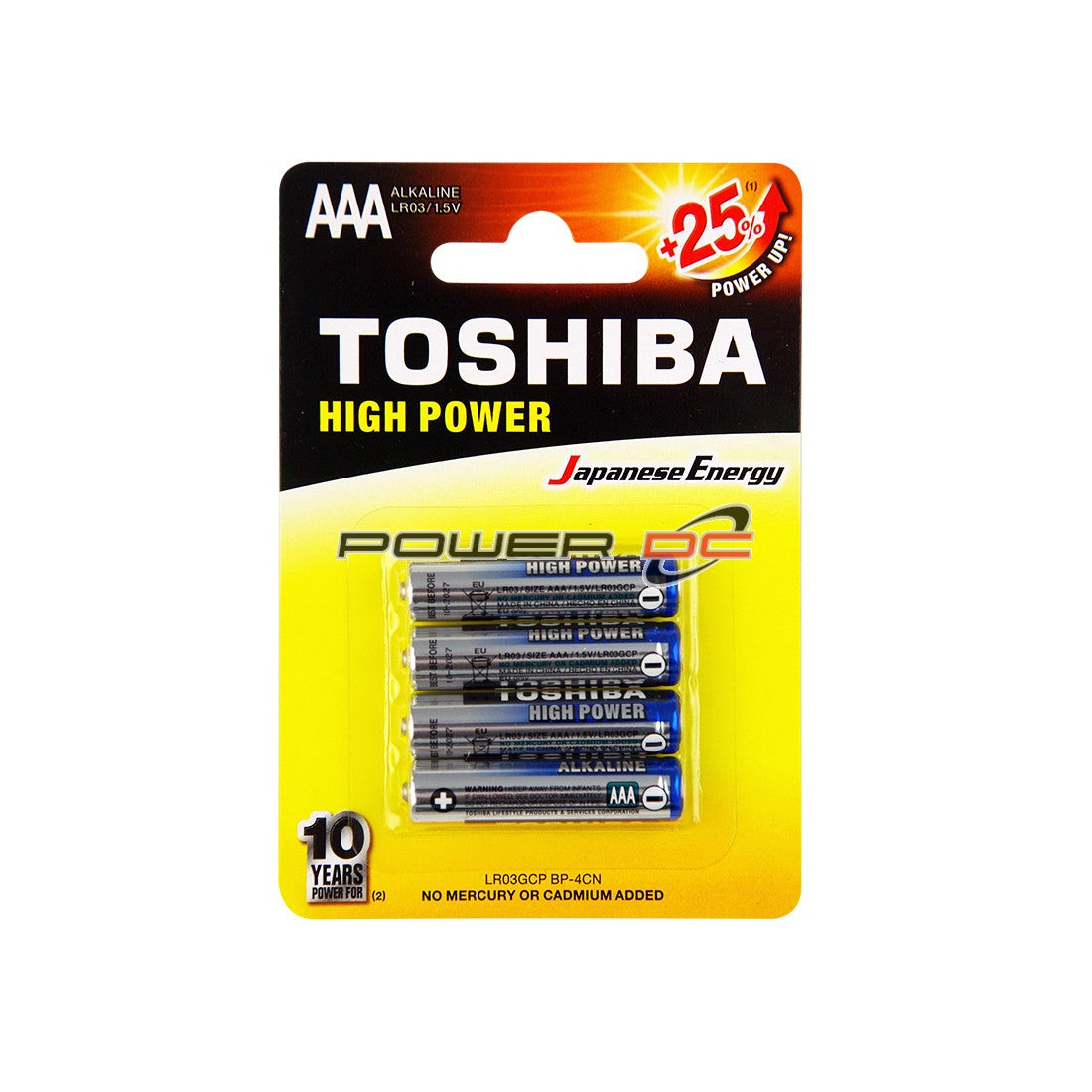 TOSHIBA Alkaline Aa 4Pk TSLR6BP4