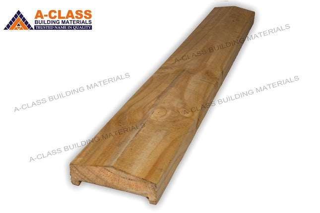 TREATED PINE TIMBER DOUBLE LIP CAPPING 140x45x2.7