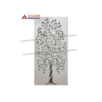 METAL DECORATIVE SCREEN TREE FRAME- WHITE