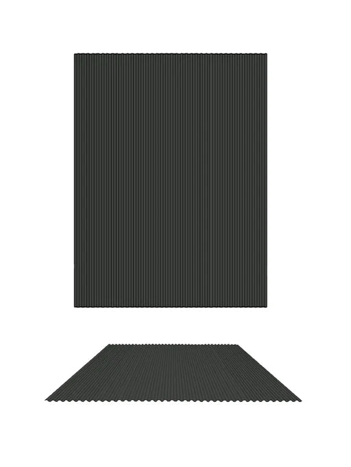 MINI CORRUGATED SHEETS- WOODLAND GREY