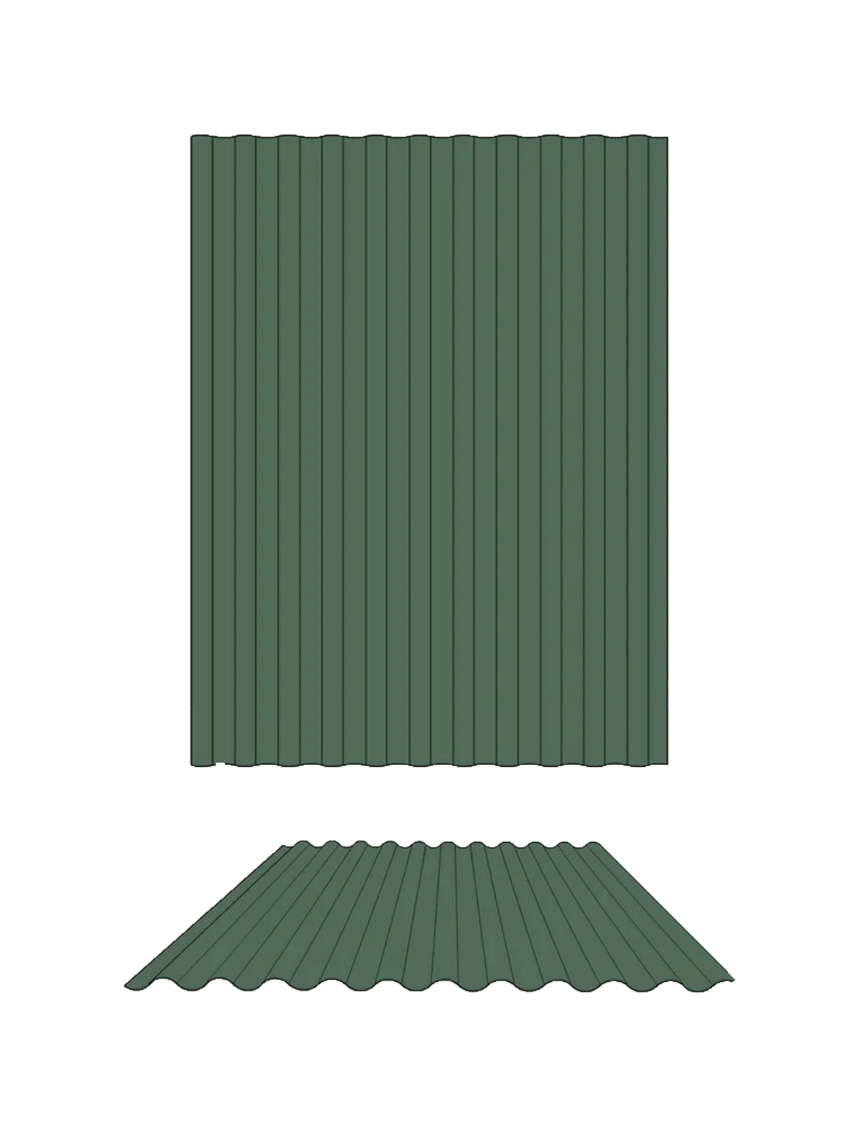 CORRUGATED ROOFING SHEETS- WILLOW