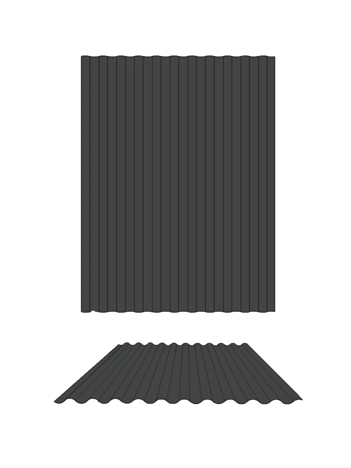 CORRUGATED ROOFING SHEETS- WOODLAND GREY