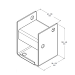 VUETRADE BOLT DOWN POST SUPPORTS 90mm