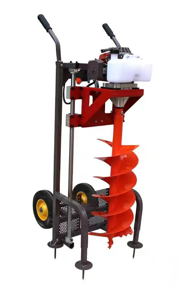 Trolley earth auger