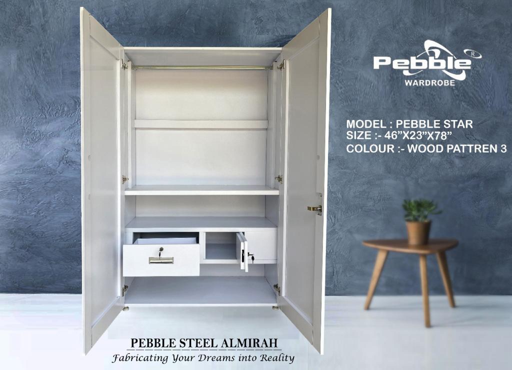A CLASS STEEL ALMIRAH {PEBBLE STAR}