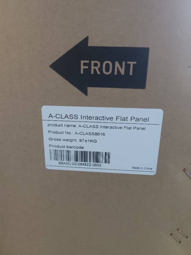 A CLASS INTERACTIVE FLAT PANEL- 86"